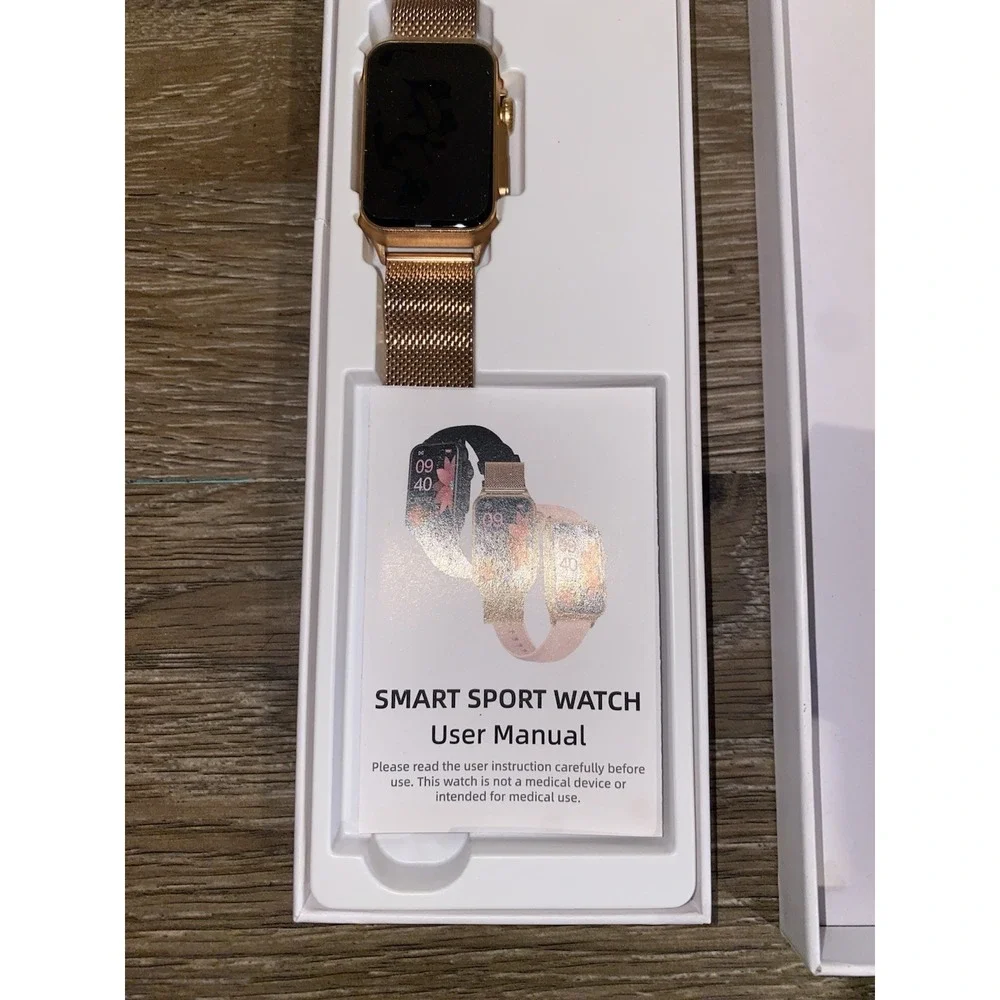 FITVII Nexa Fitness Tracker Answer Call, Smart Watch w/ Blood Pressure-Rose Gold